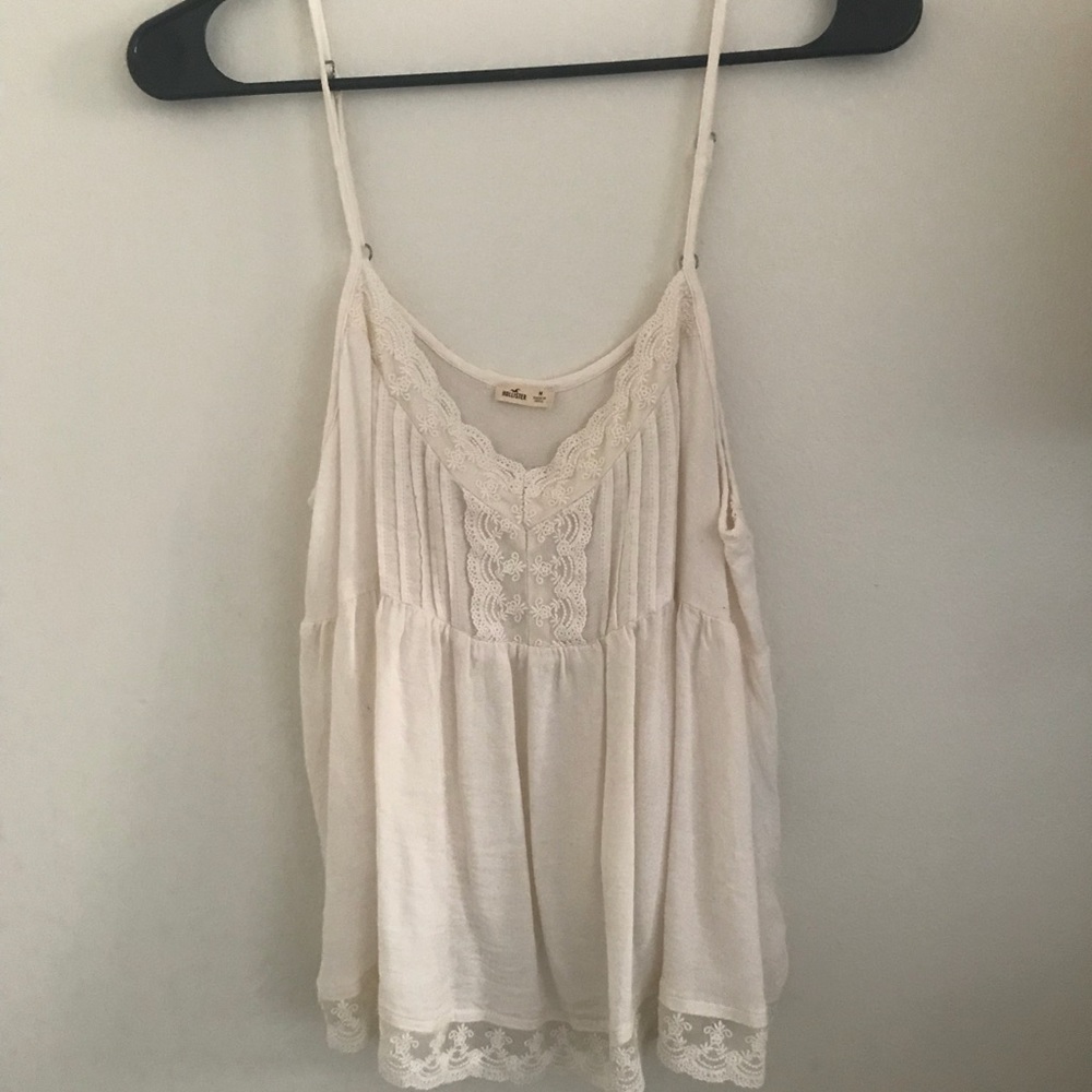 Cream tank top
